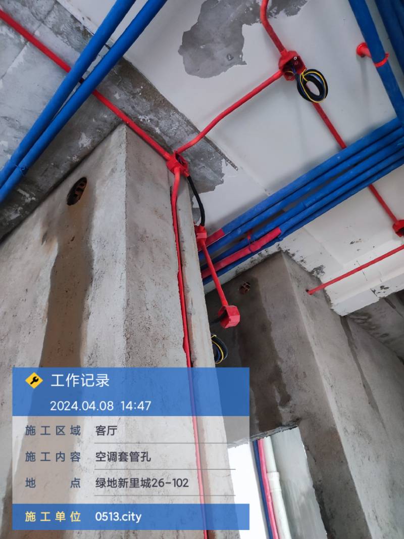 南通绿地新里城 2*-102 施工照片