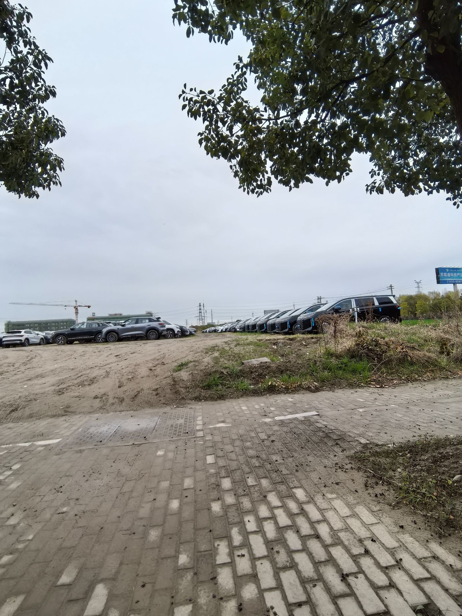 开发区空地变比亚迪车展现场