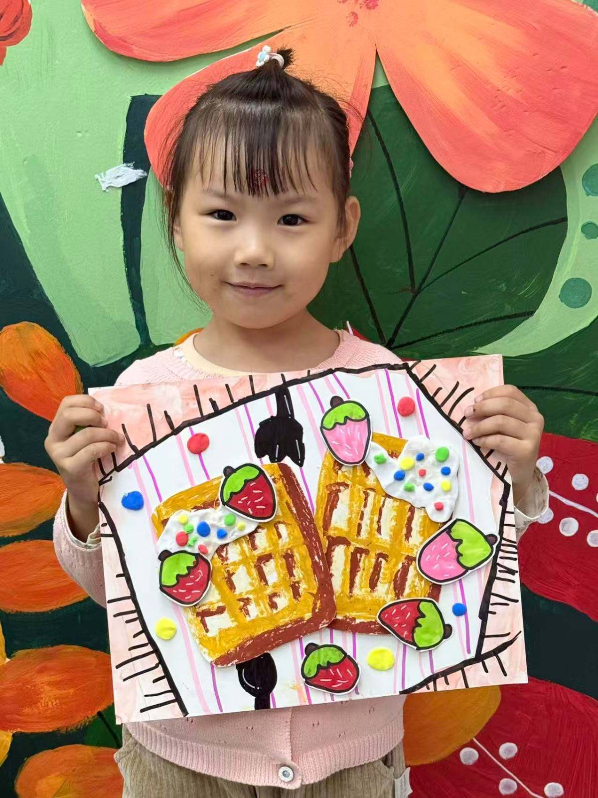 小女儿在童画的作品