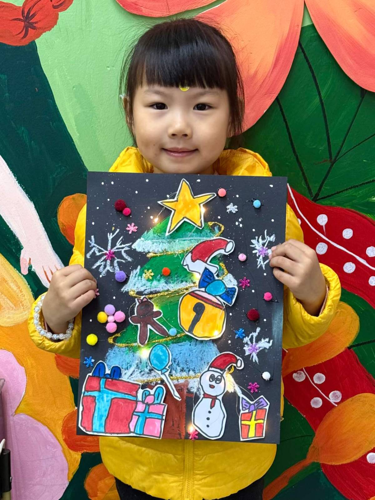 小女儿在童画的绘画作品