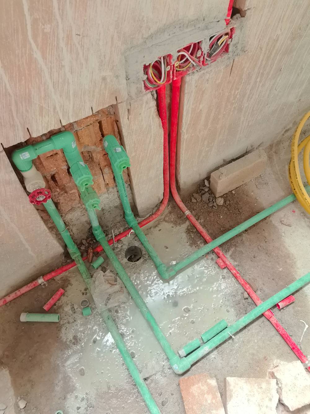 南通园林佳苑 1*-105 施工照片